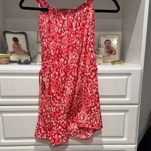 Liverpool Red and Pink Women's Blouse